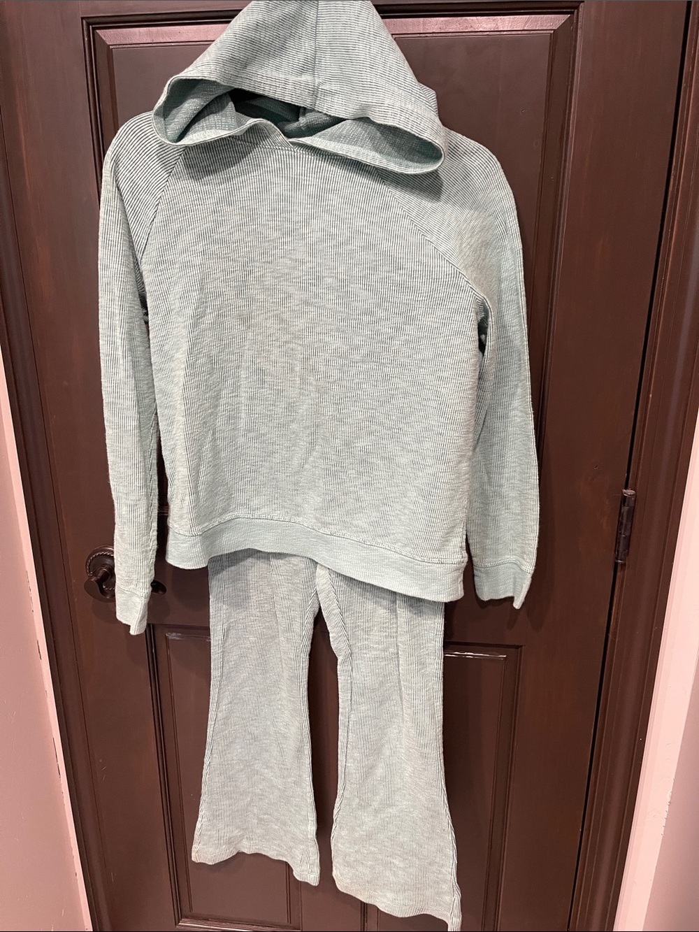 Cat & Jack Mint Green Hooded Top and Pants Set